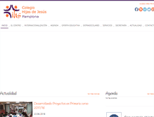 Tablet Screenshot of jesuitinaspamplona.org